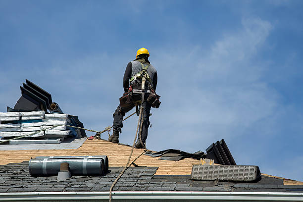Professional Roof Replacement technician working in Milton, GA